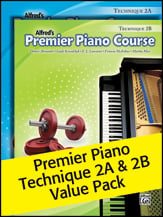 Alfred's Premier Piano Course Technique Level 2a and 2b Value Pack piano sheet music cover